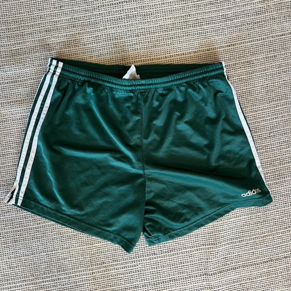 Gorgeous Green Vintage Adidas Gym Shorts